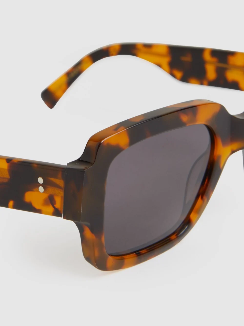 Monokel Eyewear Monokel Eyewear Rectangle, Havana Brown, view 3