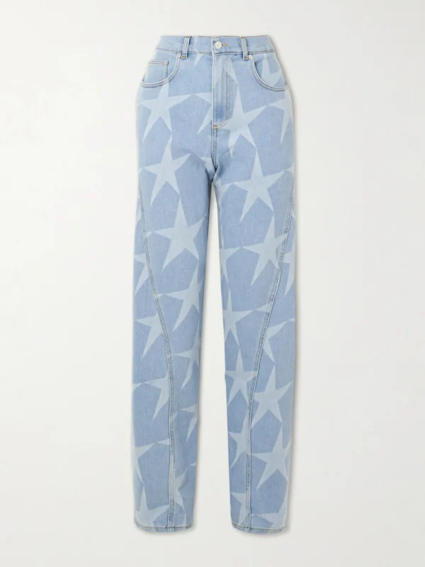 Mugler Printed Boyfriend Jeans