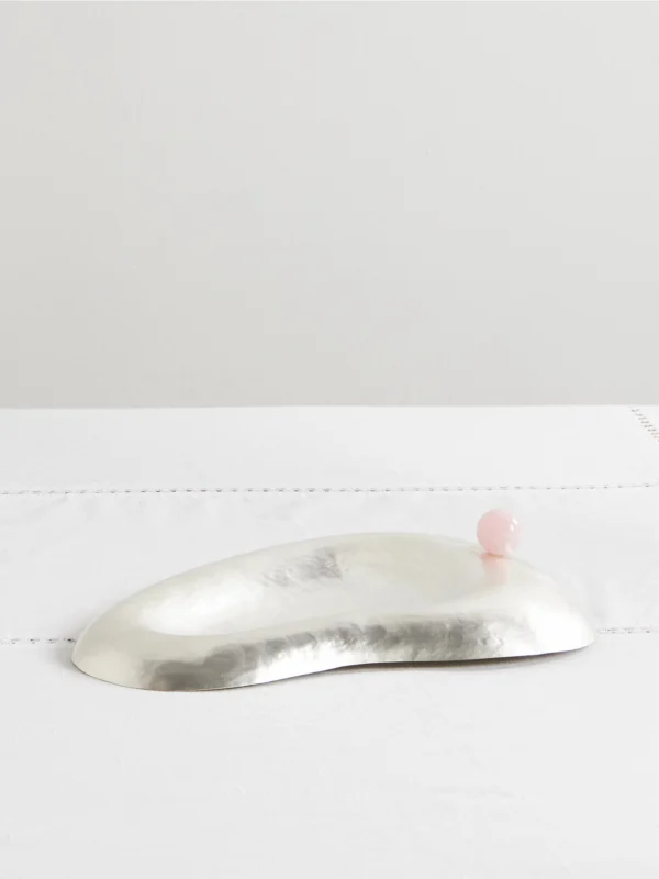 Natalia Criado Ear Silver-plated and Stone Plate
