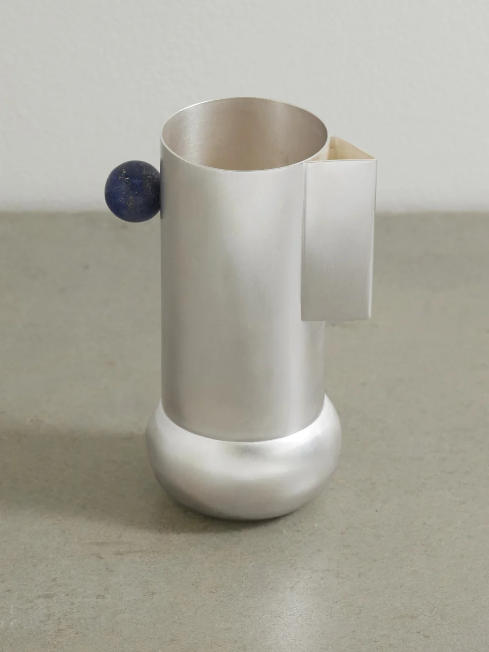 Natalia Criado Silver-plated and Lapis Lazuli Milk Jug