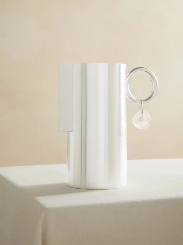 Natalia Criado Silver-plated and Quartz Carafe