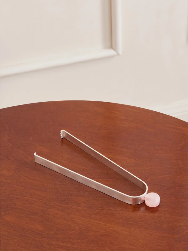 Natalia Criado Silver-plated and Quartz Ice Tongs