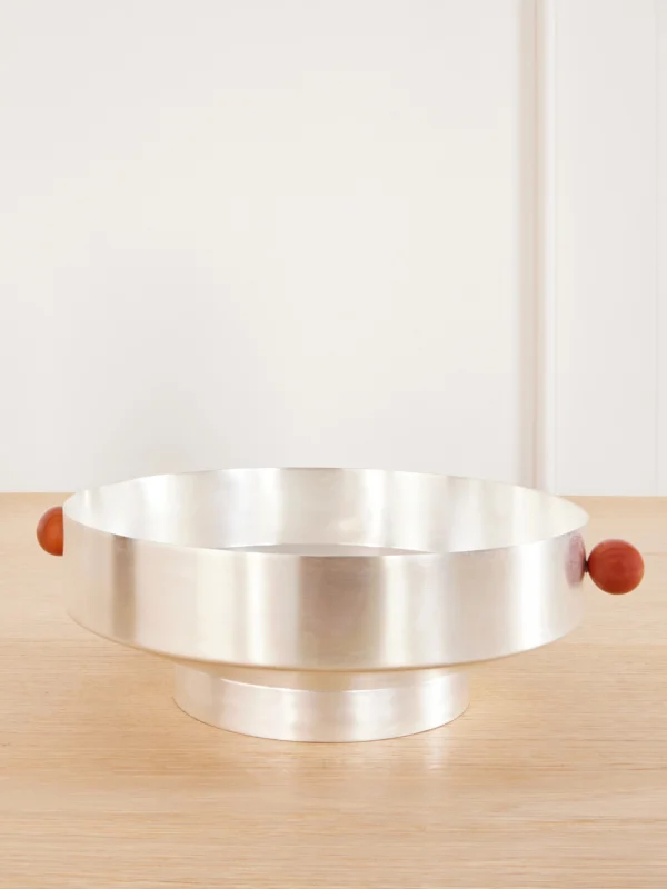 Natalia Criado Silver-plated and Stone Bowl