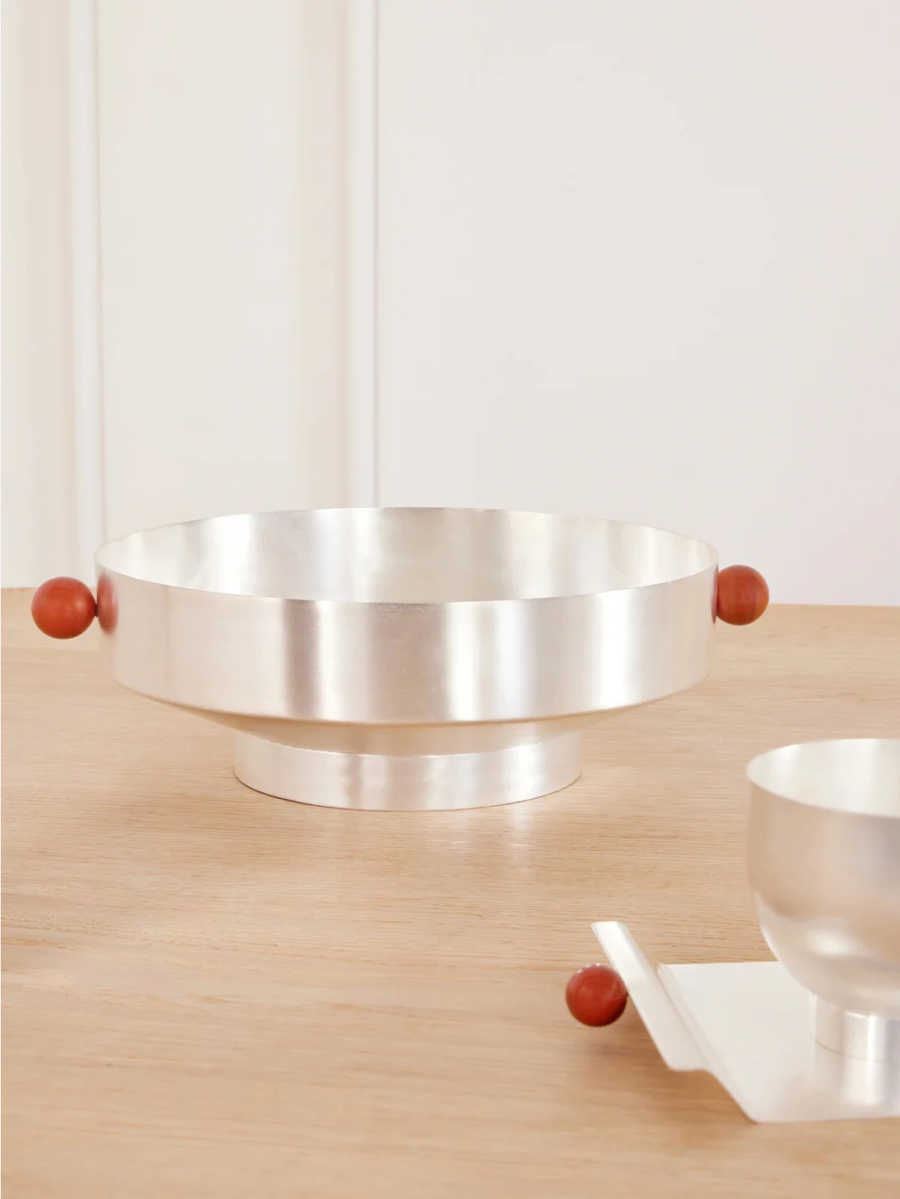 Natalia Criado Silver-plated and Stone Bowl, styled view