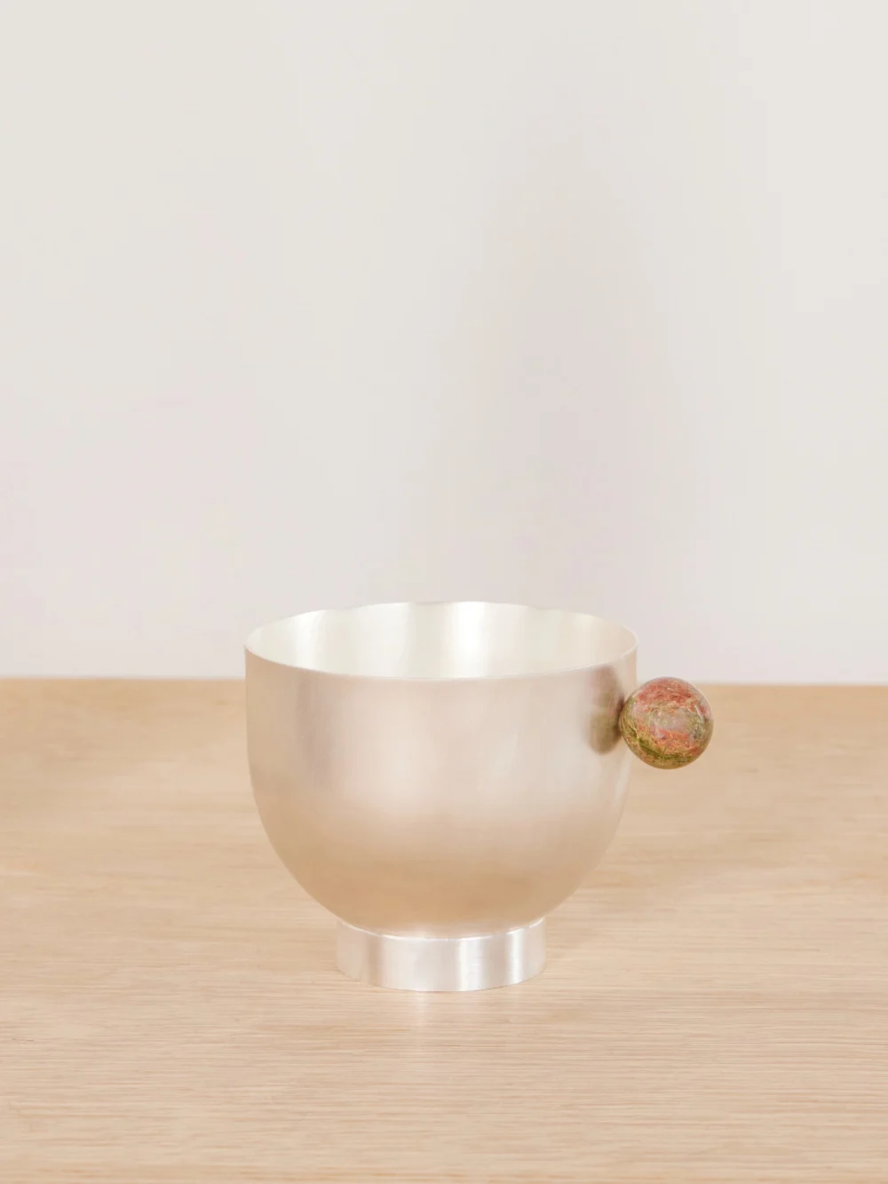 Natalia Criado Silver-plated and Unakite Cup