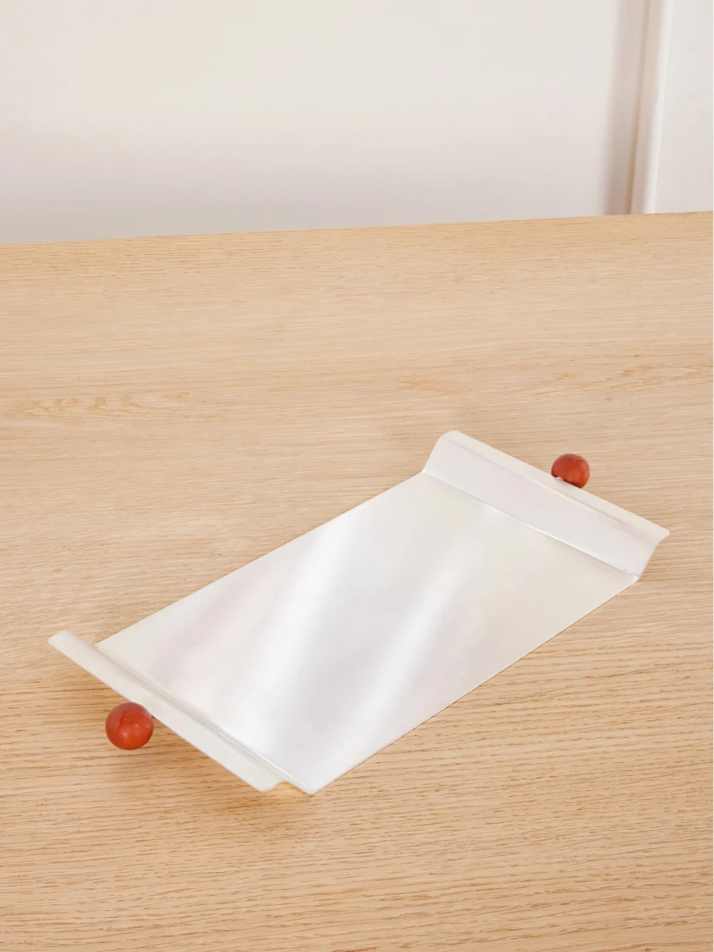 Natalia Criado Small Silver-plated and Stone Tray