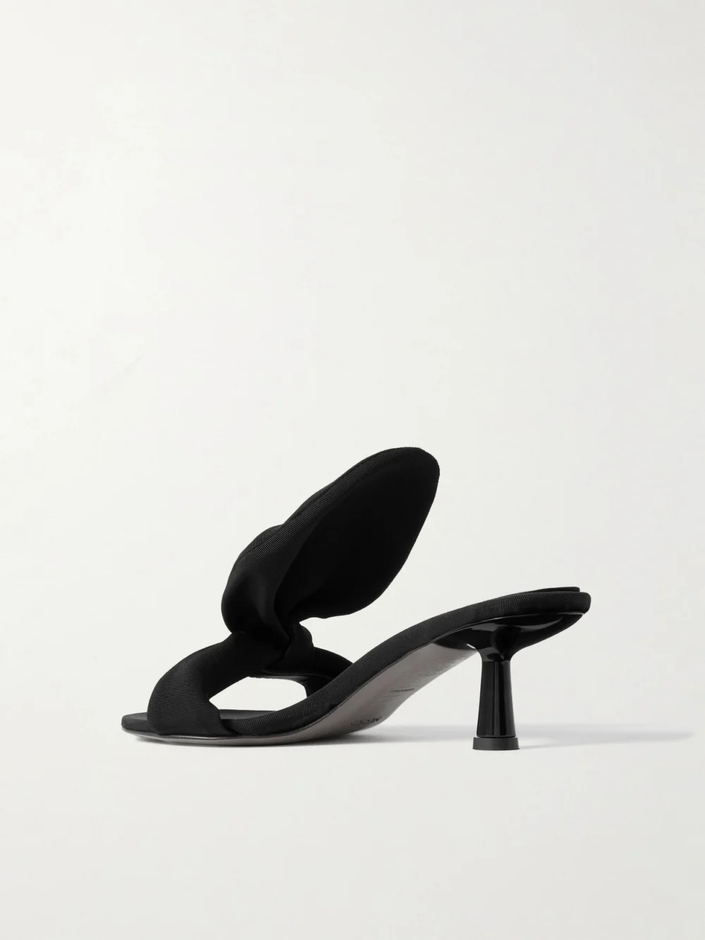 Back view of the Neous Diana Bow-detailed Grosgrain Sandals