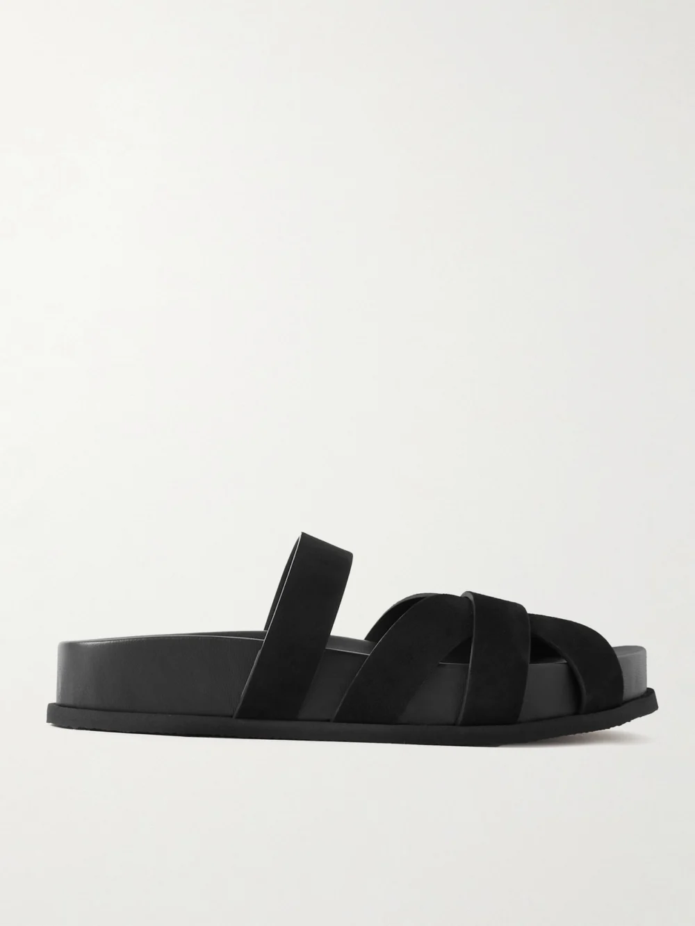 Neous Ibor Suede Slides in black