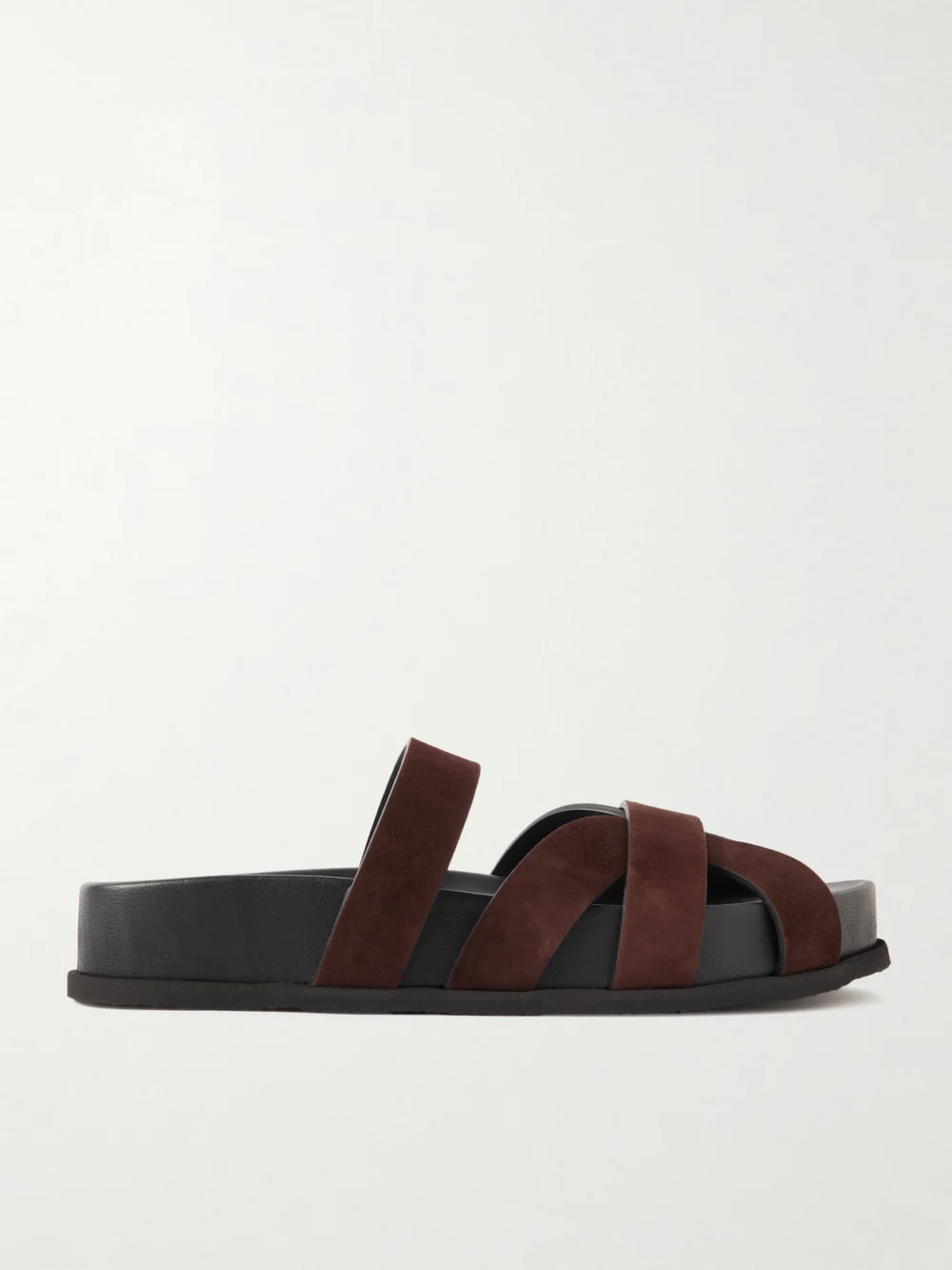 Neous Ibor Suede Slides in brown