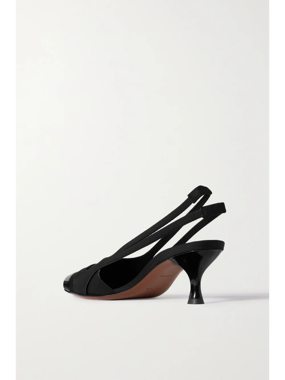 Back view of the Neous Petra Stretch-faille Slingback Pumps