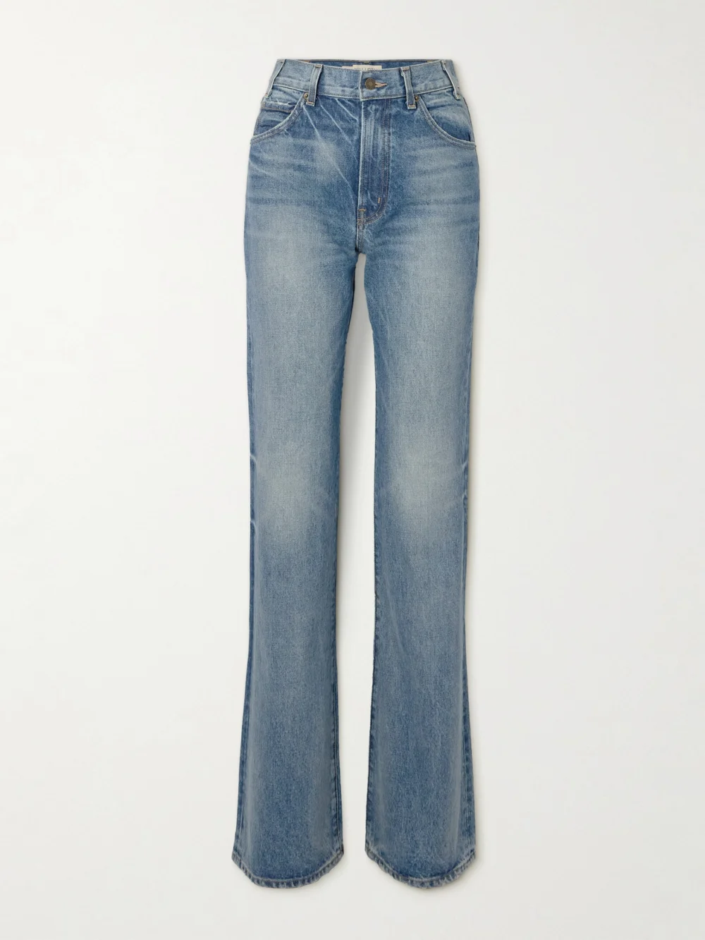 Nili Lotan Joan High-rise Straight-leg Jeans in blue