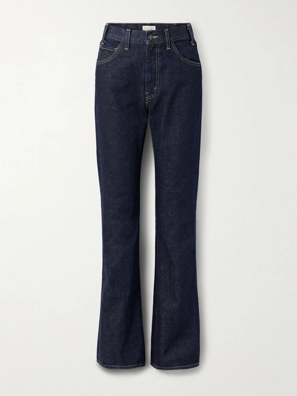 Nili Lotan Joan High-rise Straight-leg Jeans in indigo