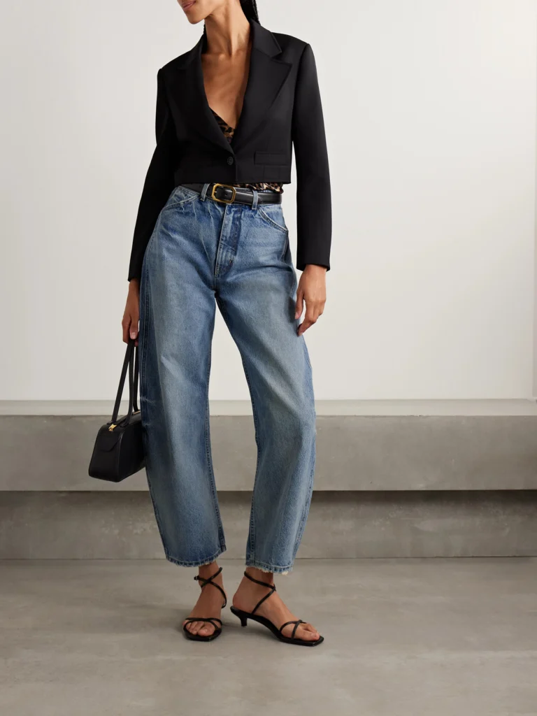 Nili Lotan Otis Mid-rise Barrel-leg Jeans