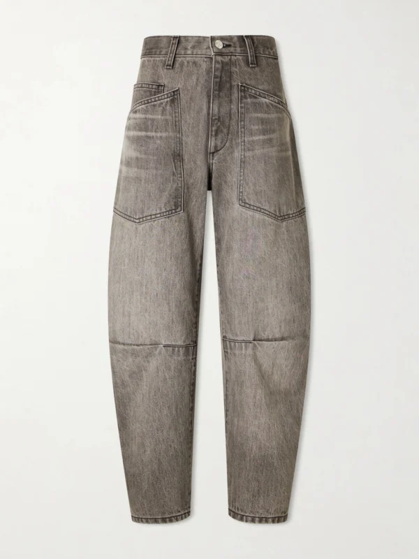 Nili Lotan Shon Mid-rise Barrel-leg Jeans