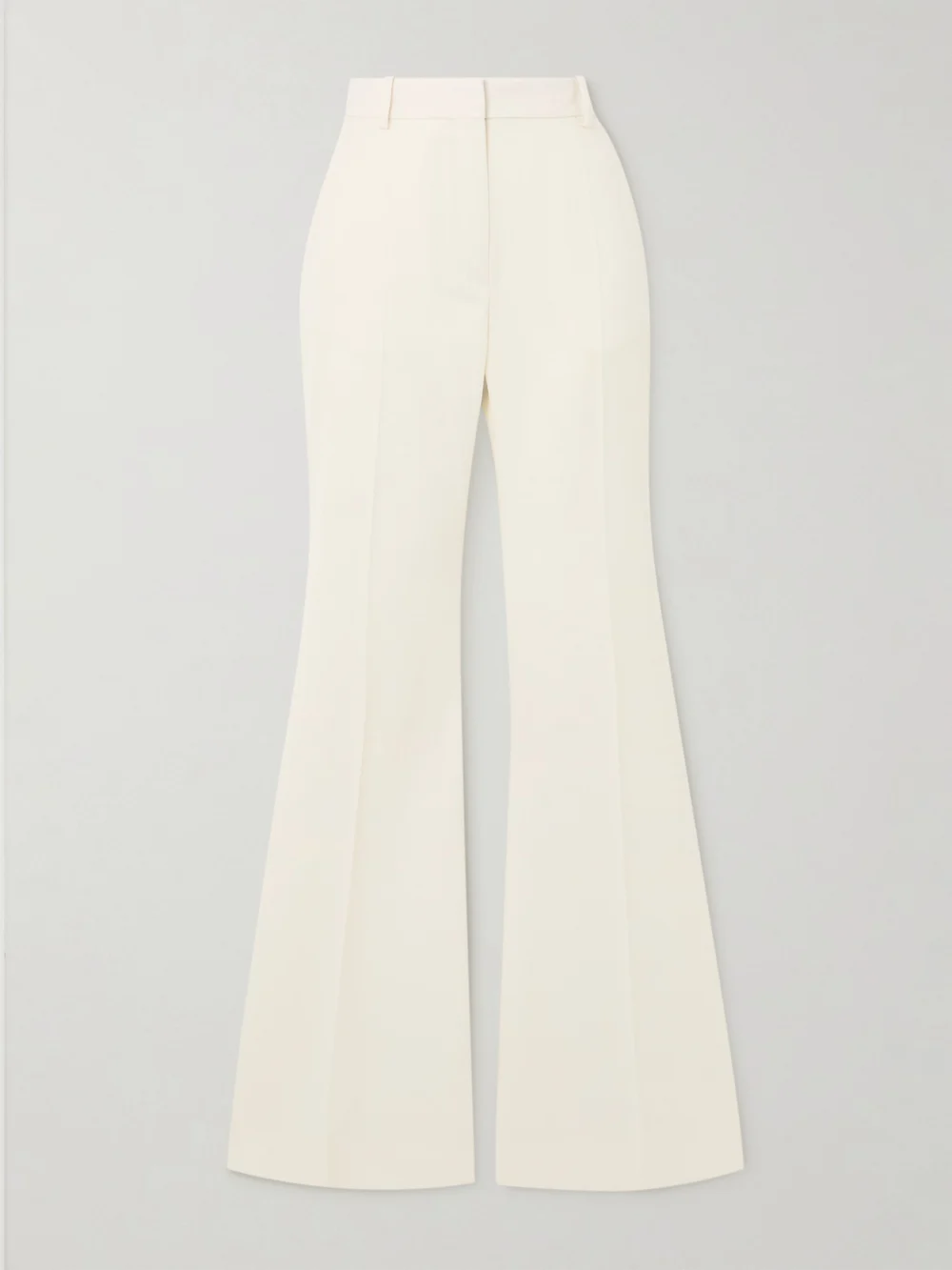 Nina Ricci Wool-gabardine Flared Pants in cream