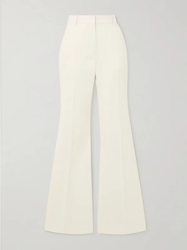 Nina Ricci Wool-gabardine Flared Pants