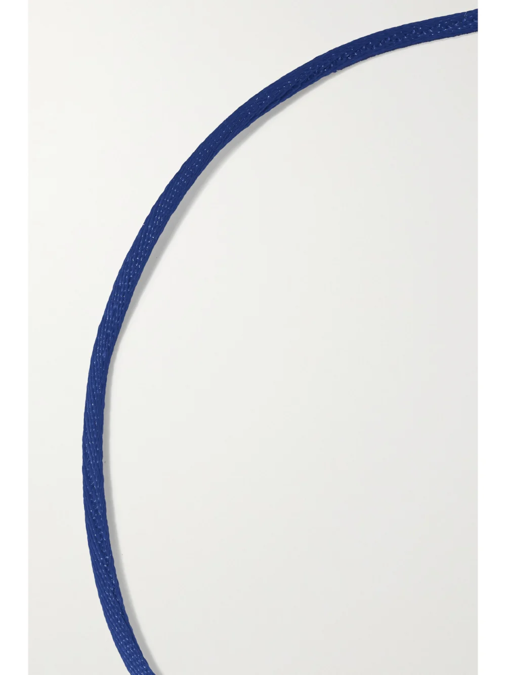 Back view of the Octavia Elizabeth Parachute Nesting Gem 18-karat Recycled Gold, Diamond and Cord Bracelet