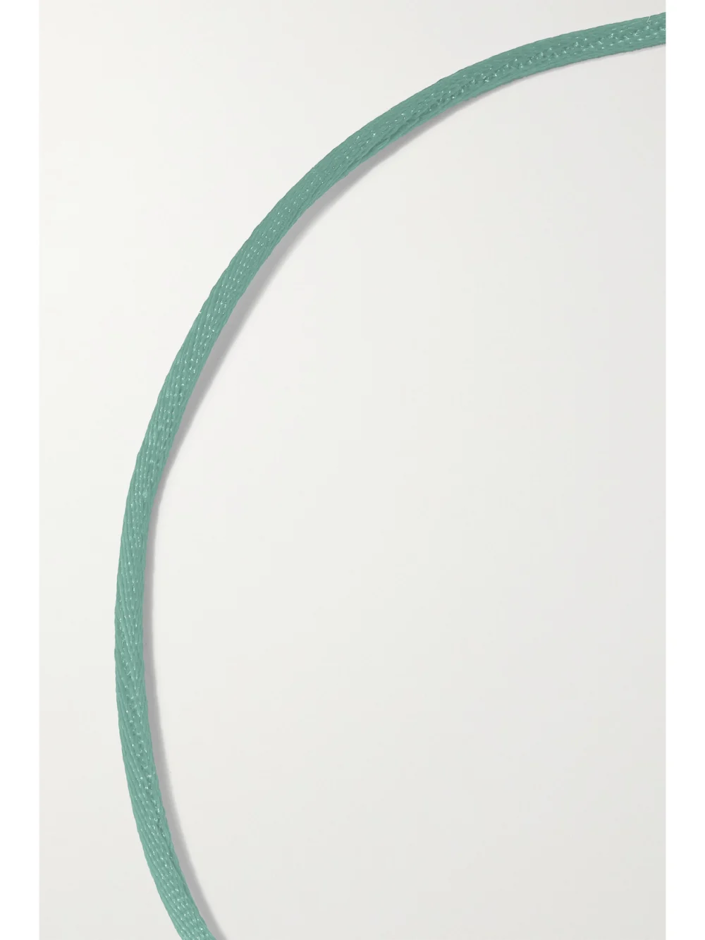 Back view of the Octavia Elizabeth Parachute Nesting Gem 18-karat Recycled Gold, Diamond and Cord Bracelet