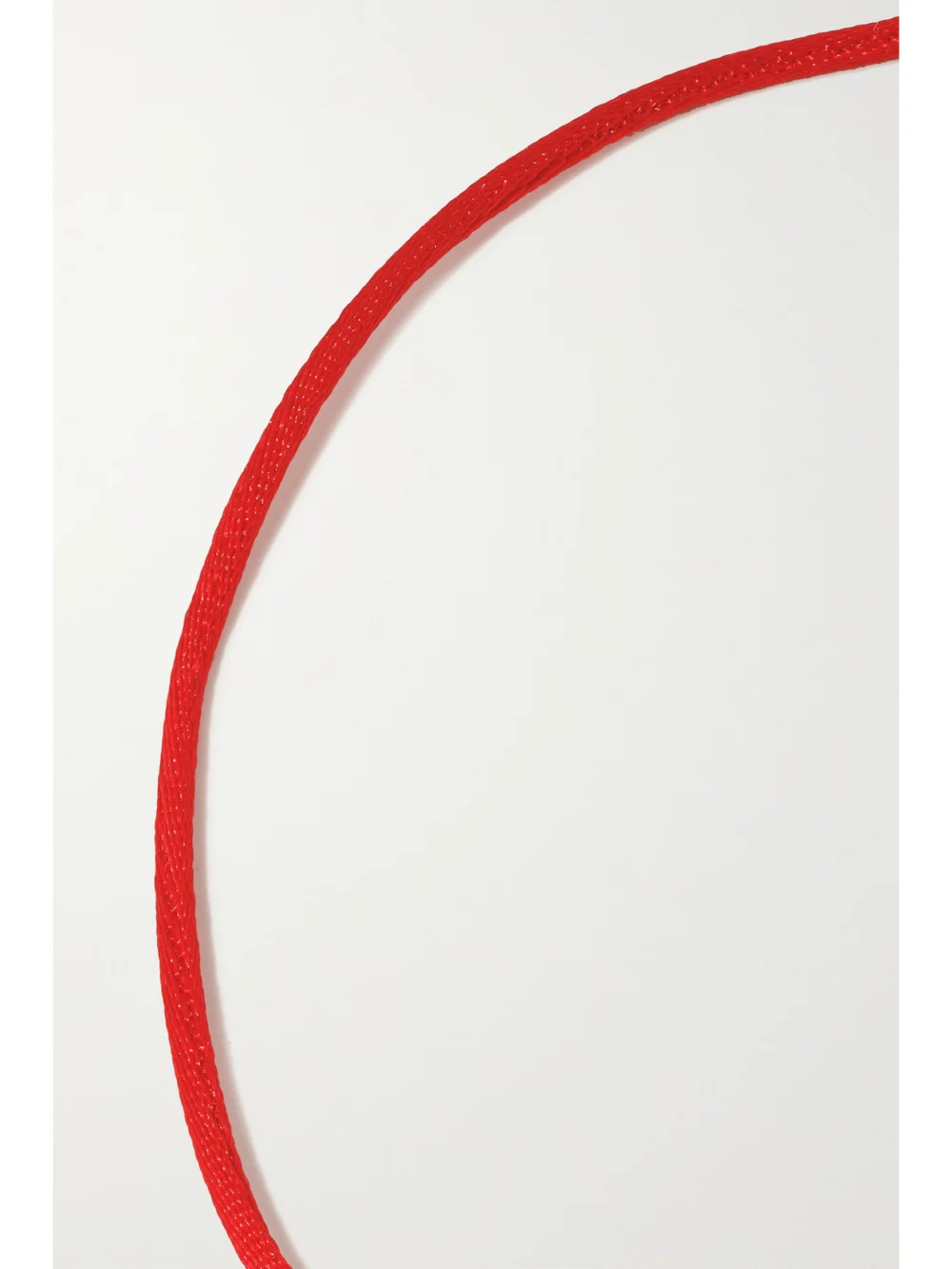 Back view of the Octavia Elizabeth Parachute Nesting Gem 18-karat Recycled Gold, Diamond and Cord Bracelet