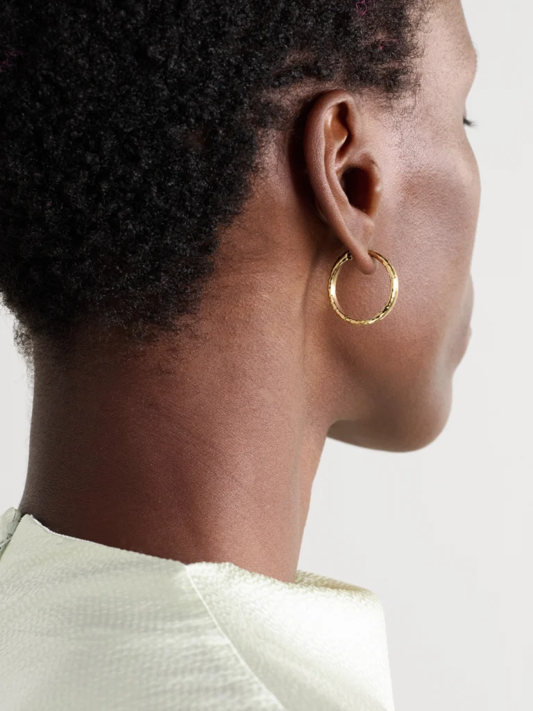 Octavia Elizabeth Yana Jumbo 18-karat Recycled Gold Hoop Earrings