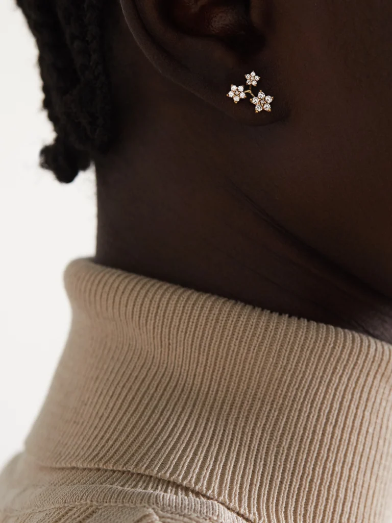 Ole Lynggaard Copenhagen Shooting Stars 18-karat Gold Diamond Single Earring