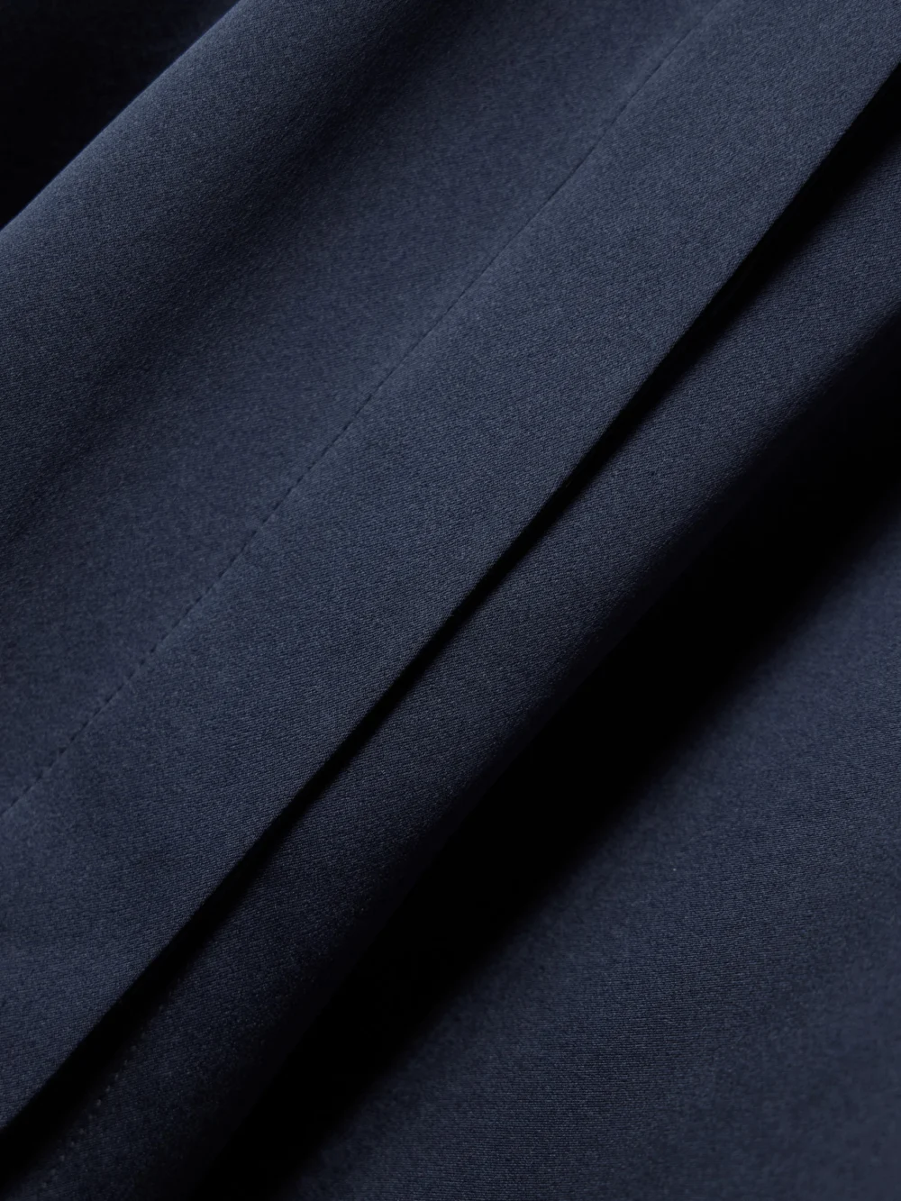 Close-up detail of the Olivia von Halle Bacall Silk-satin Pajama Set