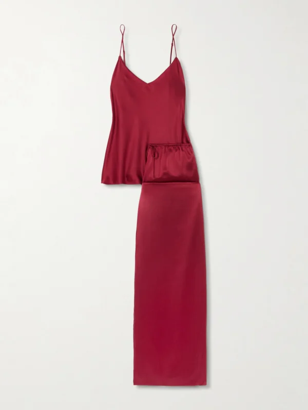 Olivia von Halle Bliss Silk-satin Pajama Set