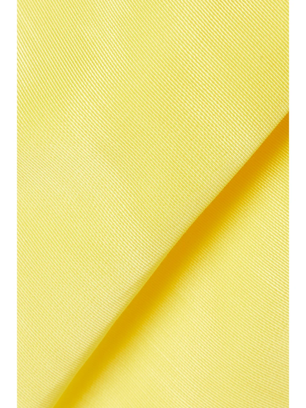 Close-up detail of the Oscar de la Renta Ruffled Cotton-blend Faille Mini Dress