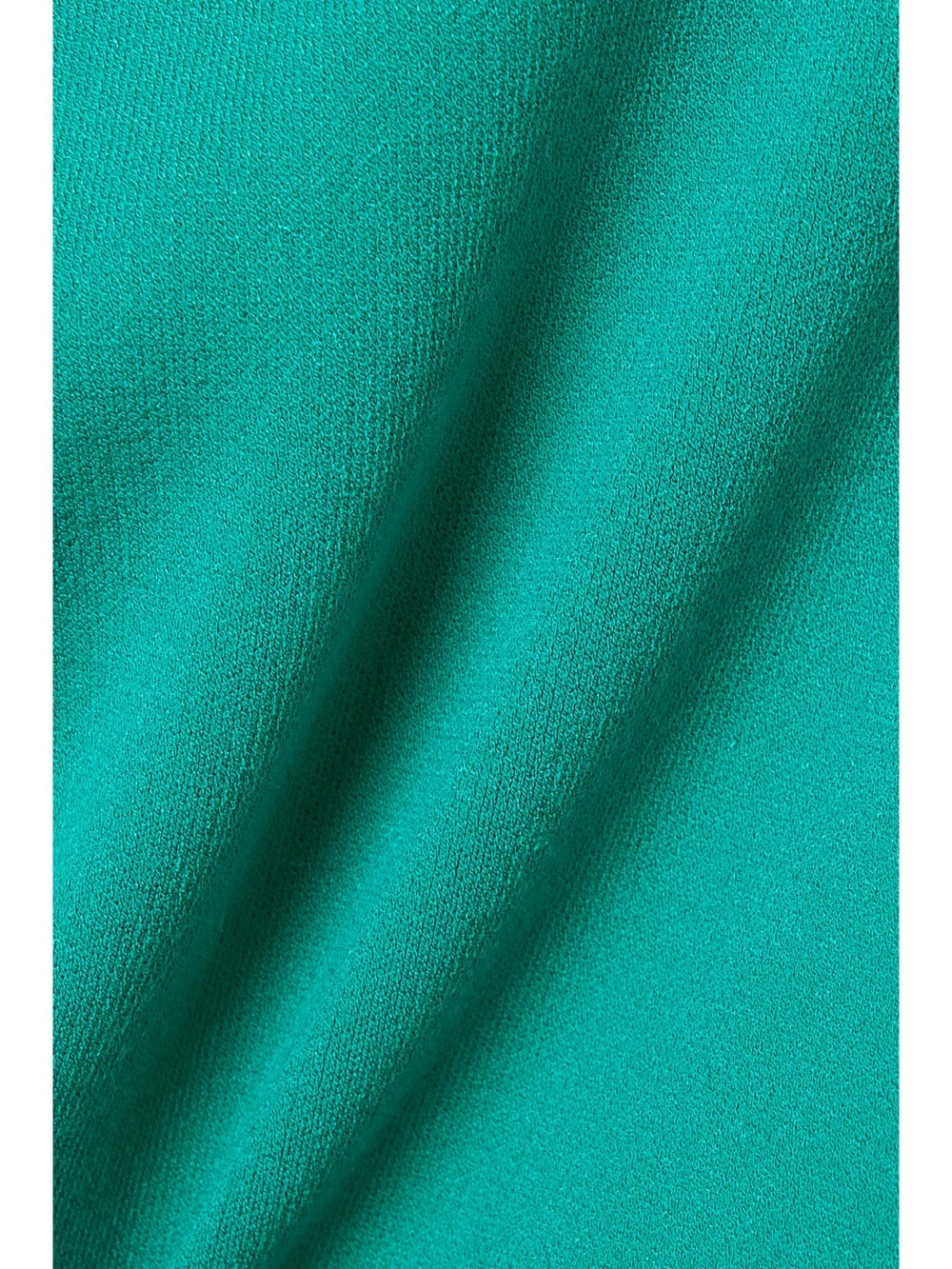 Close-up detail of the Oscar de la Renta Tiered Stretch-knit and Silk-taffeta Halterneck Mini Dress