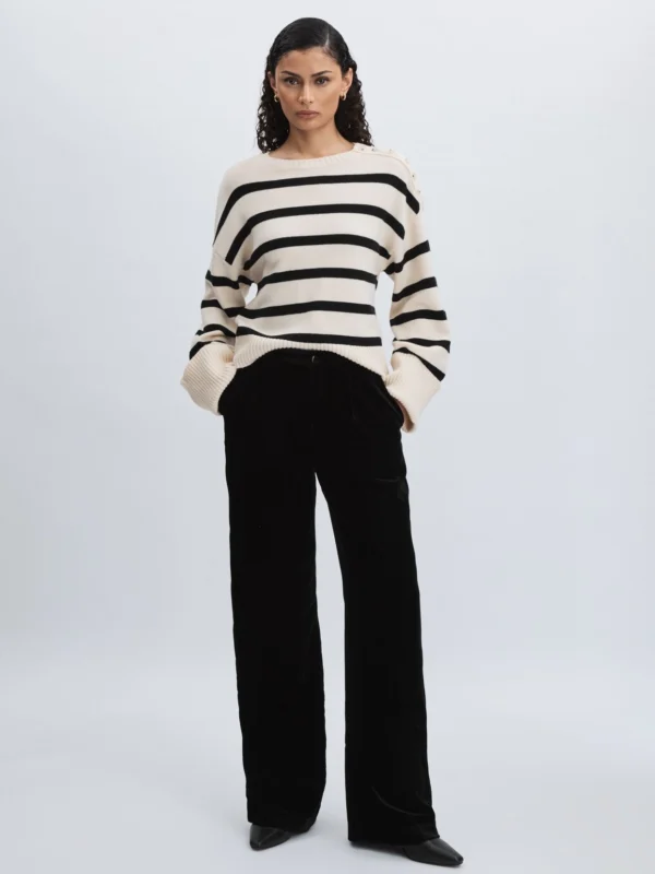 PAIGE Paige Kara Trousers Plain
