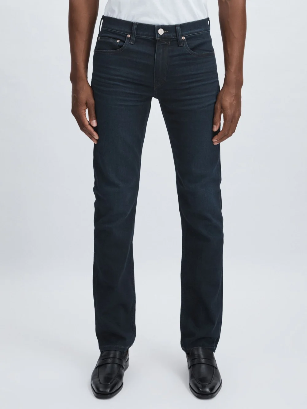 PAIGE Paige Ranchwood Slim Straight-leg Jeans, view 3