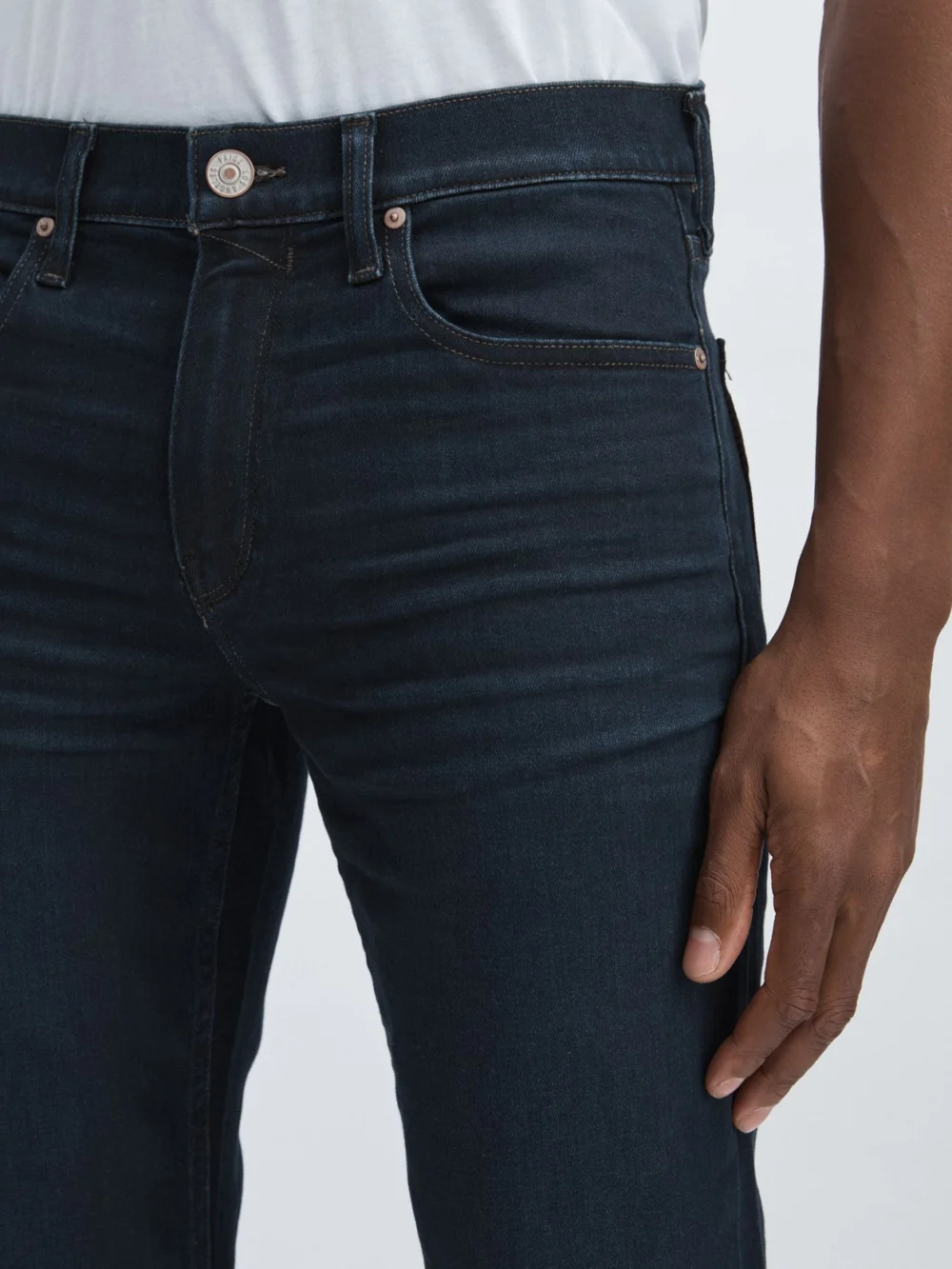 PAIGE Paige Ranchwood Slim Straight-leg Jeans, view 4