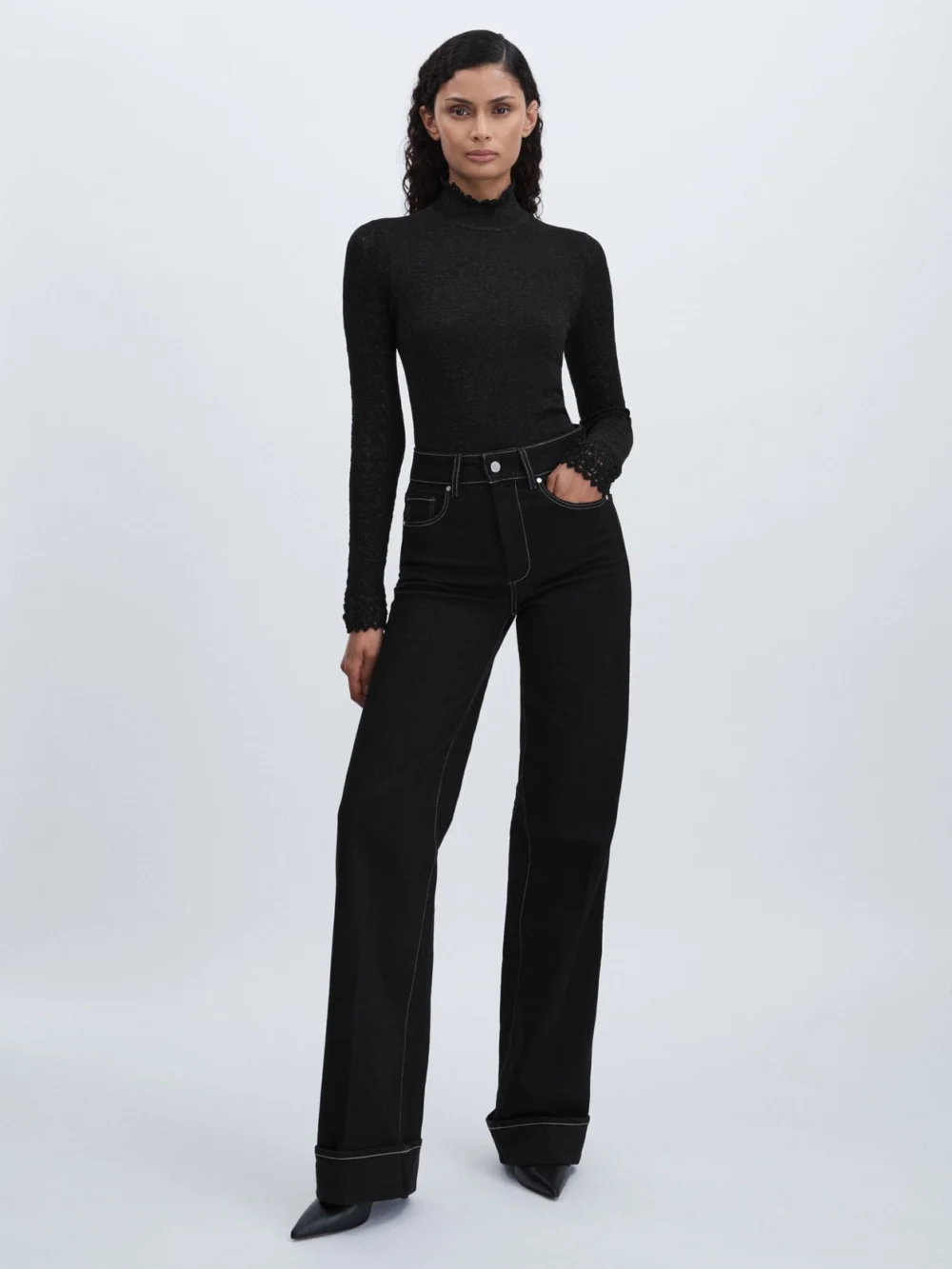 PAIGE Paige Stephanie Top Top Plain, view 4