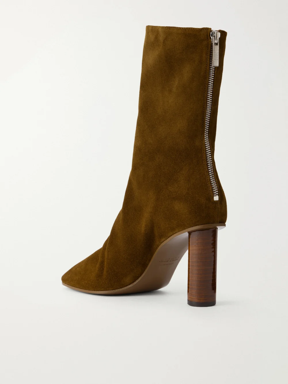 Back view of the Paris Texas Alice 85 Suede Ankle Boots