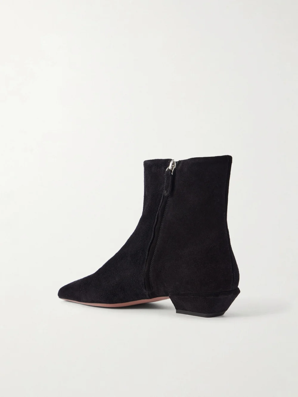 Back view of the Paris Texas Bettina 25 Suede Ankle Boots