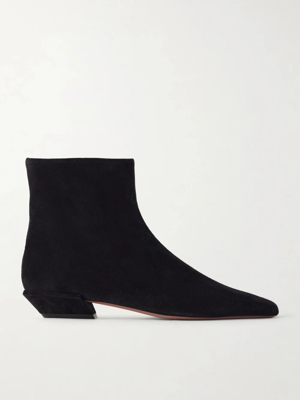 Paris Texas Bettina 25 Suede Ankle Boots in black