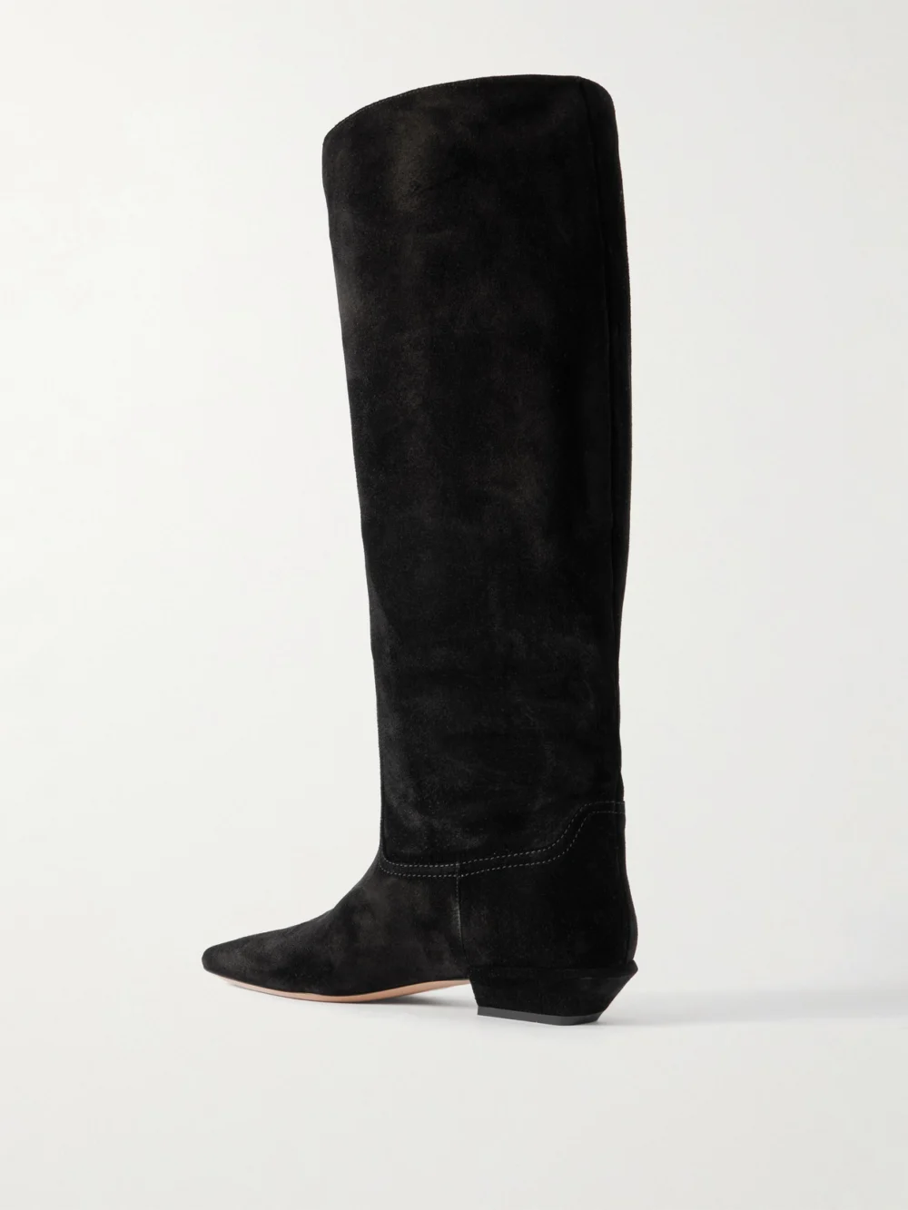 Back view of the Paris Texas Bettina 25 Suede Knee Boots