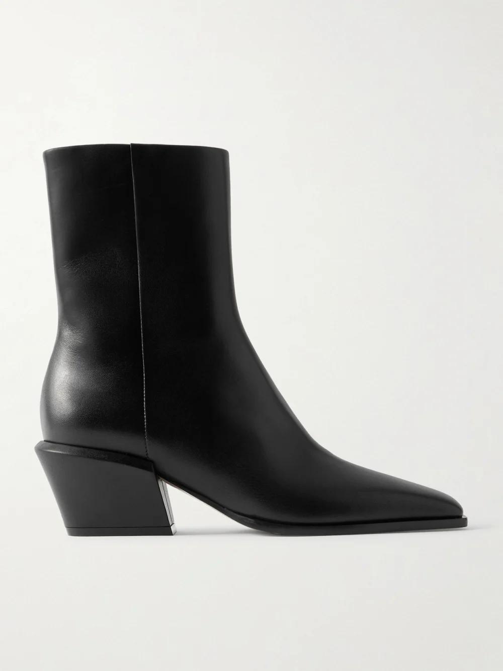 Paris Texas Bettina 50 Leather Ankle Boots in black