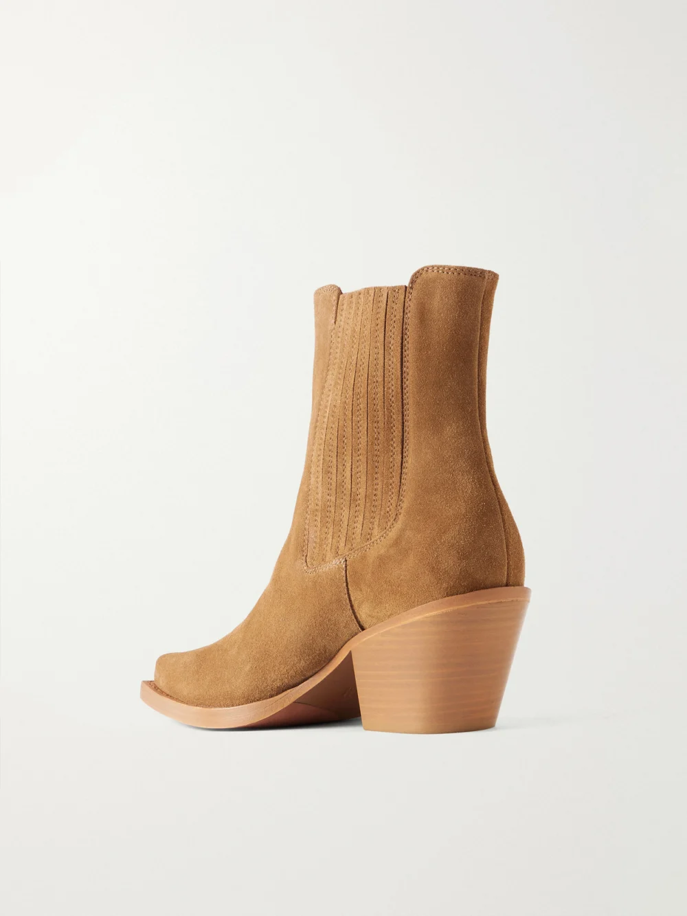 Back view of the Paris Texas Dallas 40 Suede Ankle Boots
