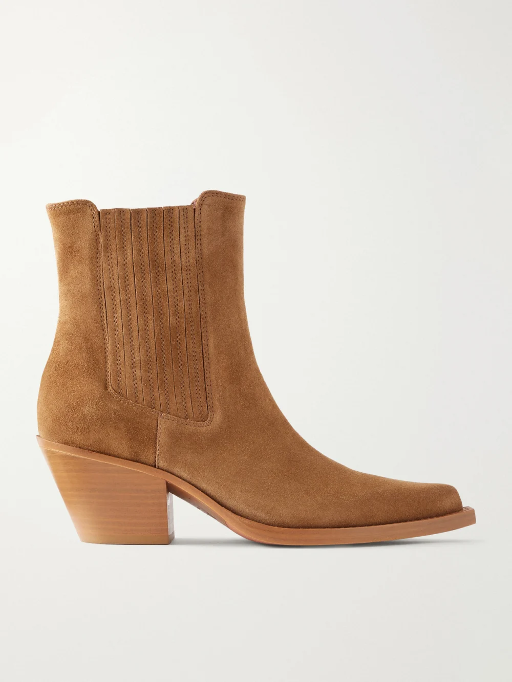 Paris Texas Dallas 40 Suede Ankle Boots in tan