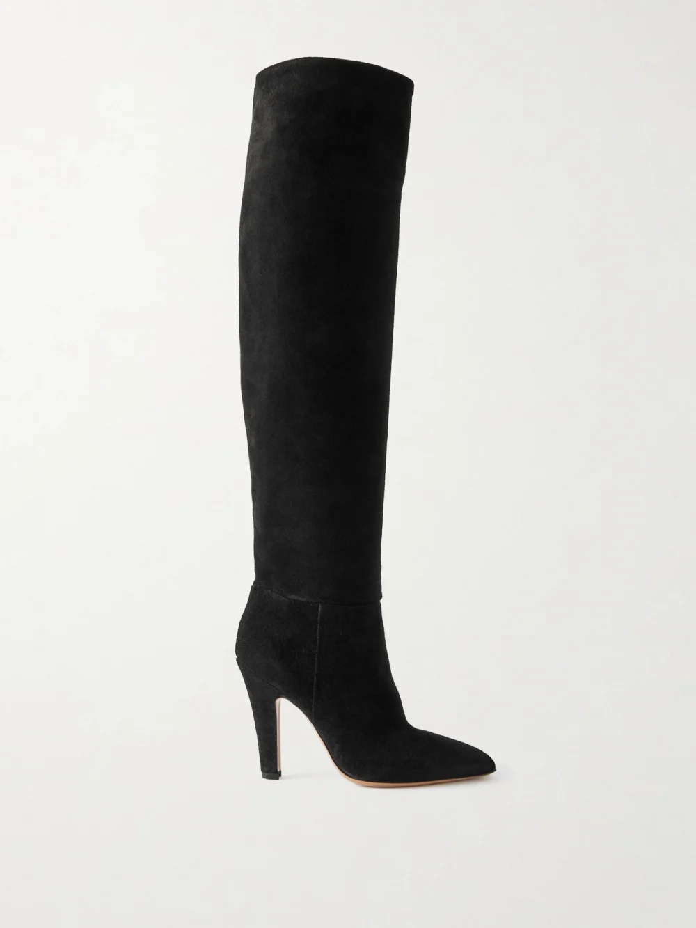 Paris Texas Elsa Suede Knee Boots in black