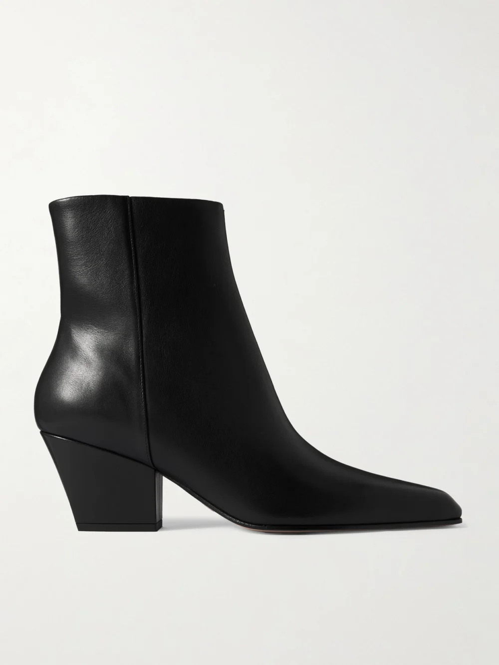Paris Texas Jane Leather Ankle Boots in black