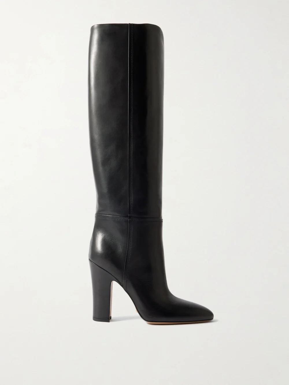 Paris Texas Lavina 100 Leather Knee Boots in black