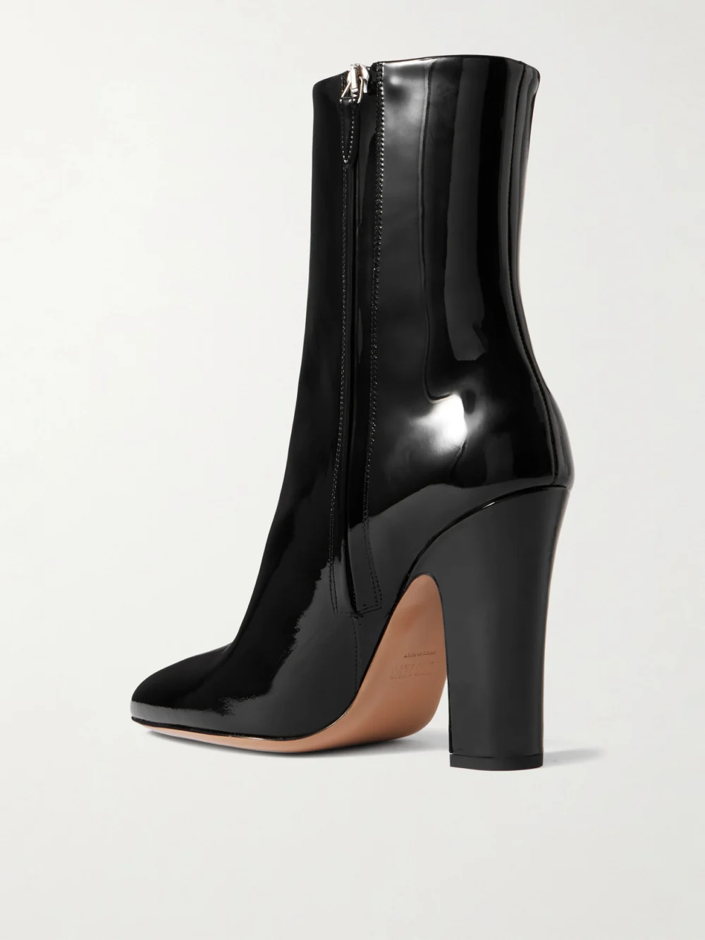 Back view of the Paris Texas Lavinia 100 Patent-leather Ankle Boots