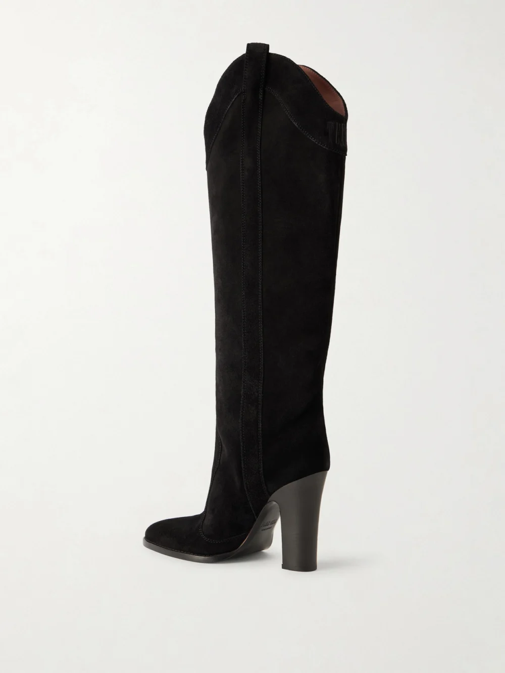 Back view of the Paris Texas Lavinia 100 Suede Knee Boots