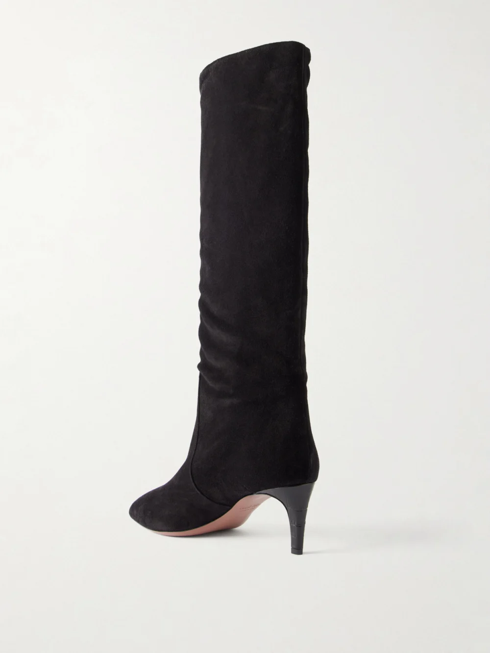 Back view of the Paris Texas Stiletto 60 Suede Knee Boots