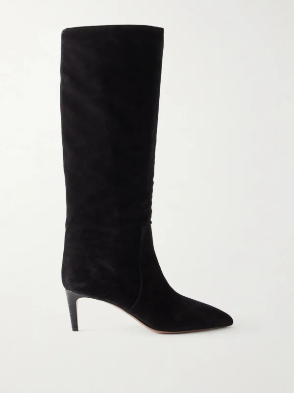 Paris Texas Stiletto 60 Suede Knee Boots