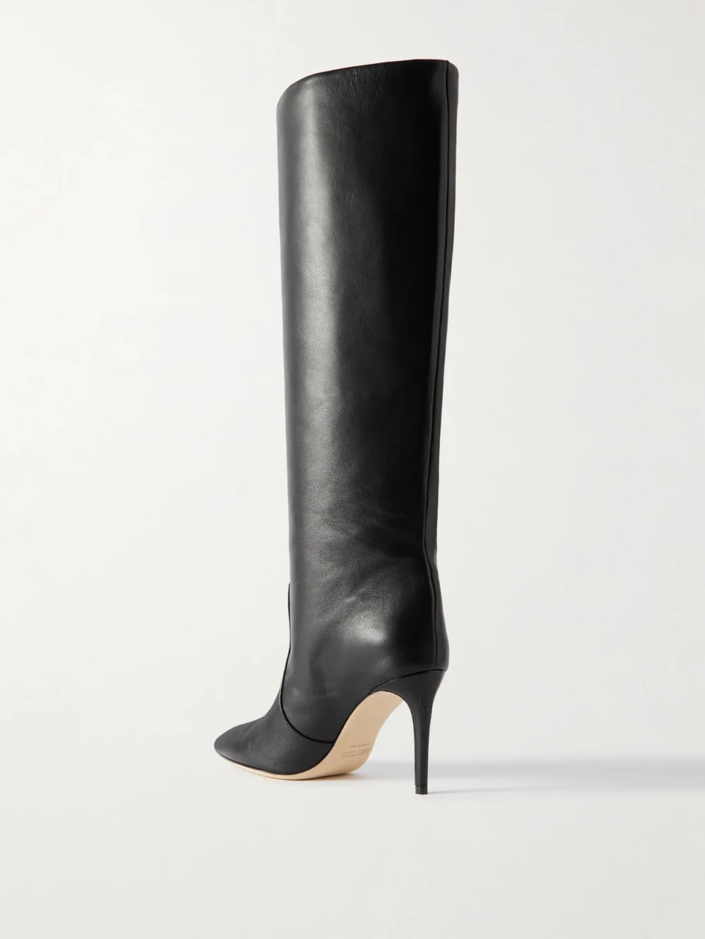 Back view of the Paris Texas Stiletto 85 Leather Knee Boots