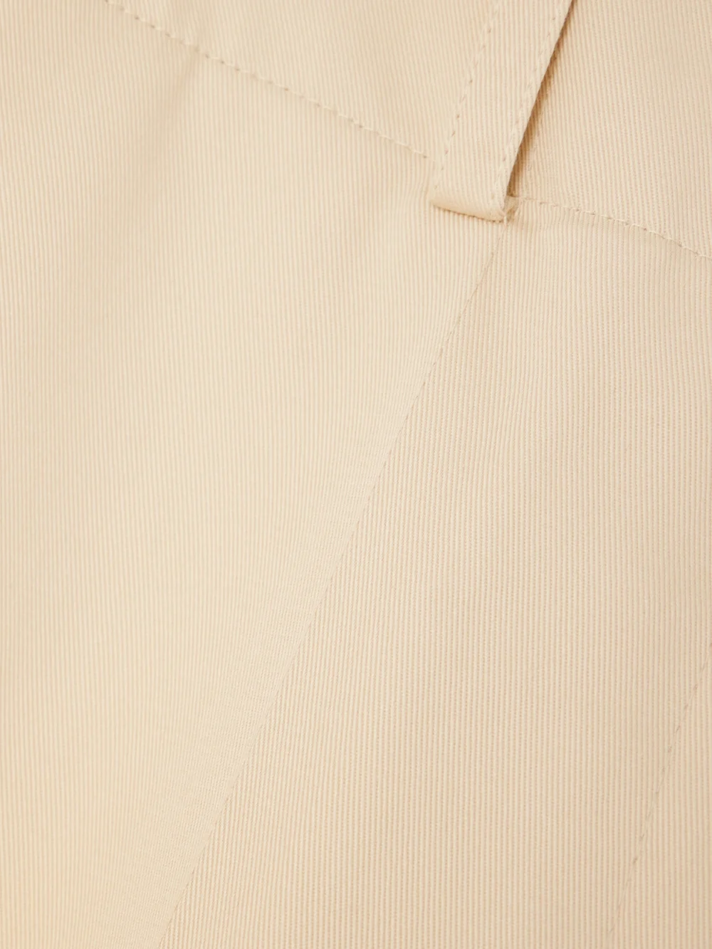 Close-up detail of the Patou Iconic Cotton-twill Wide-leg Pants