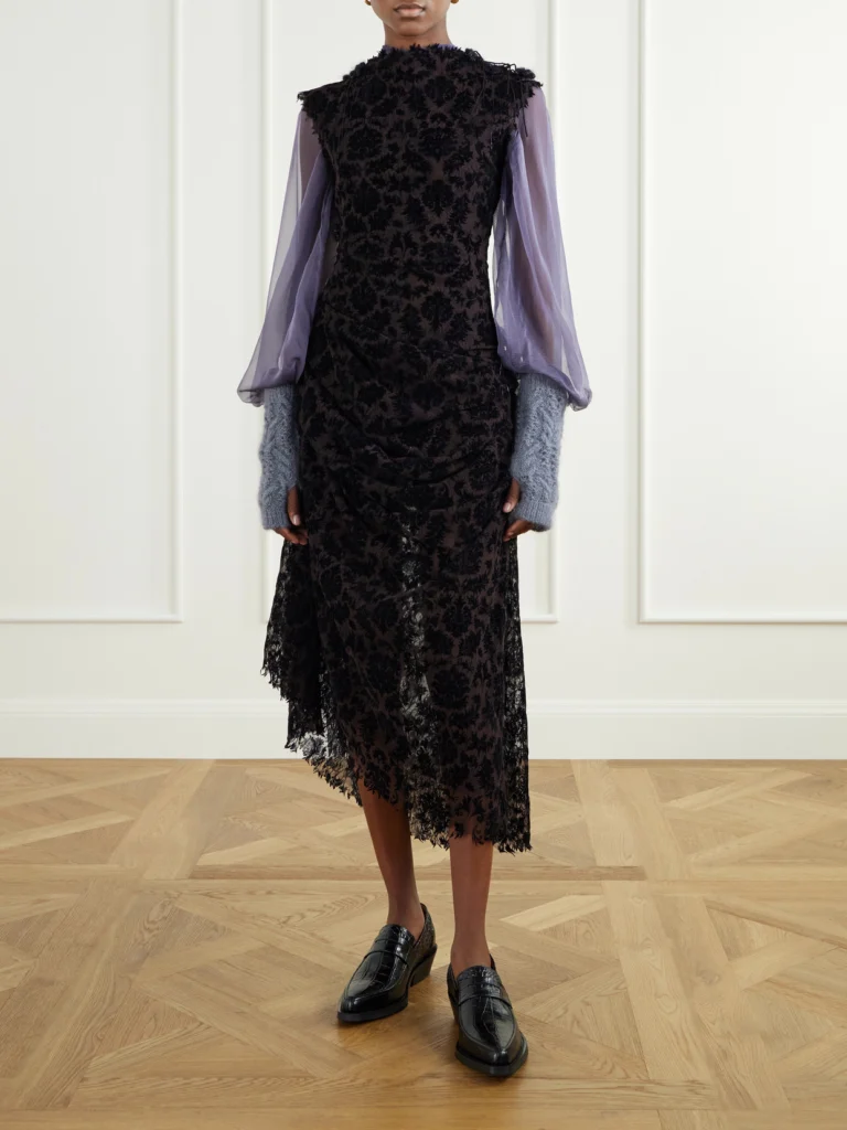 Pauline Dujancourt Alyona Cut-out Silk Blouse